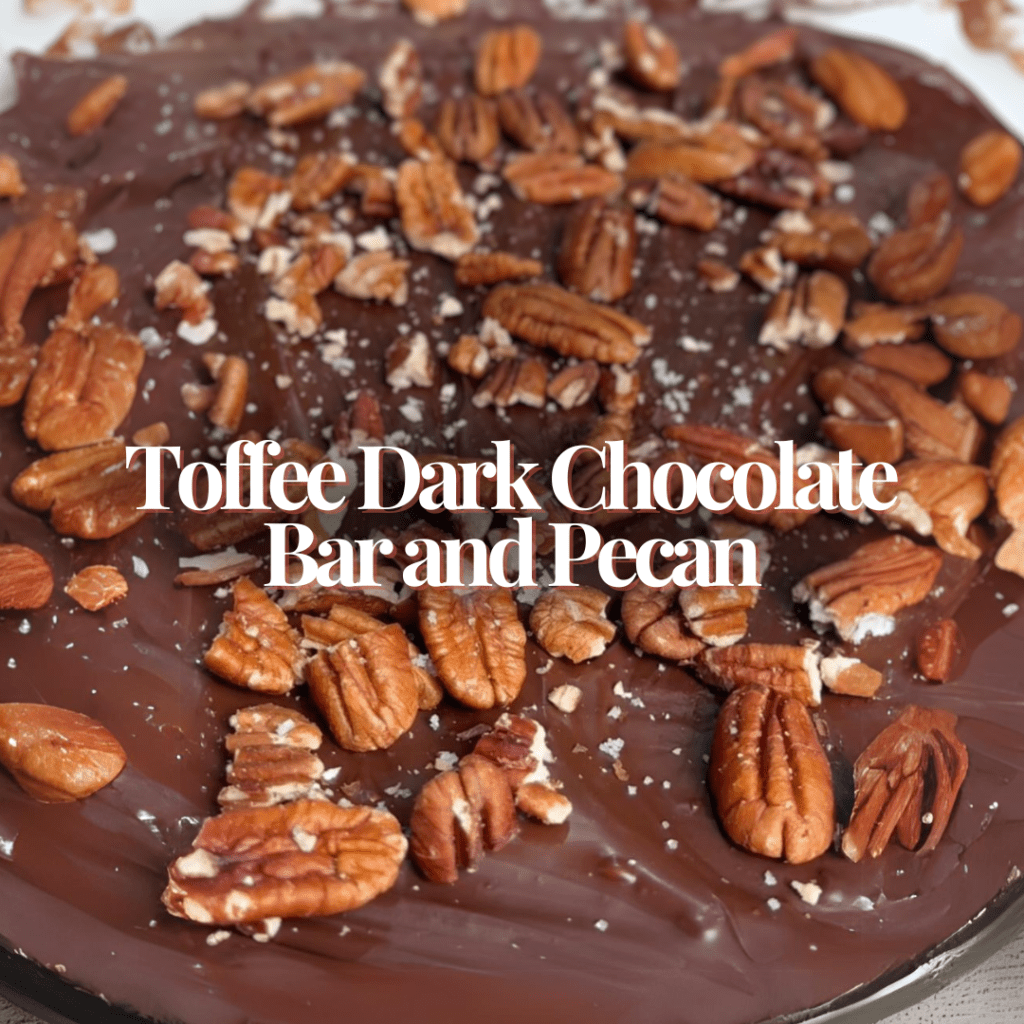 Toffee Dark Chocolate Bar and&nbsp;Pecan