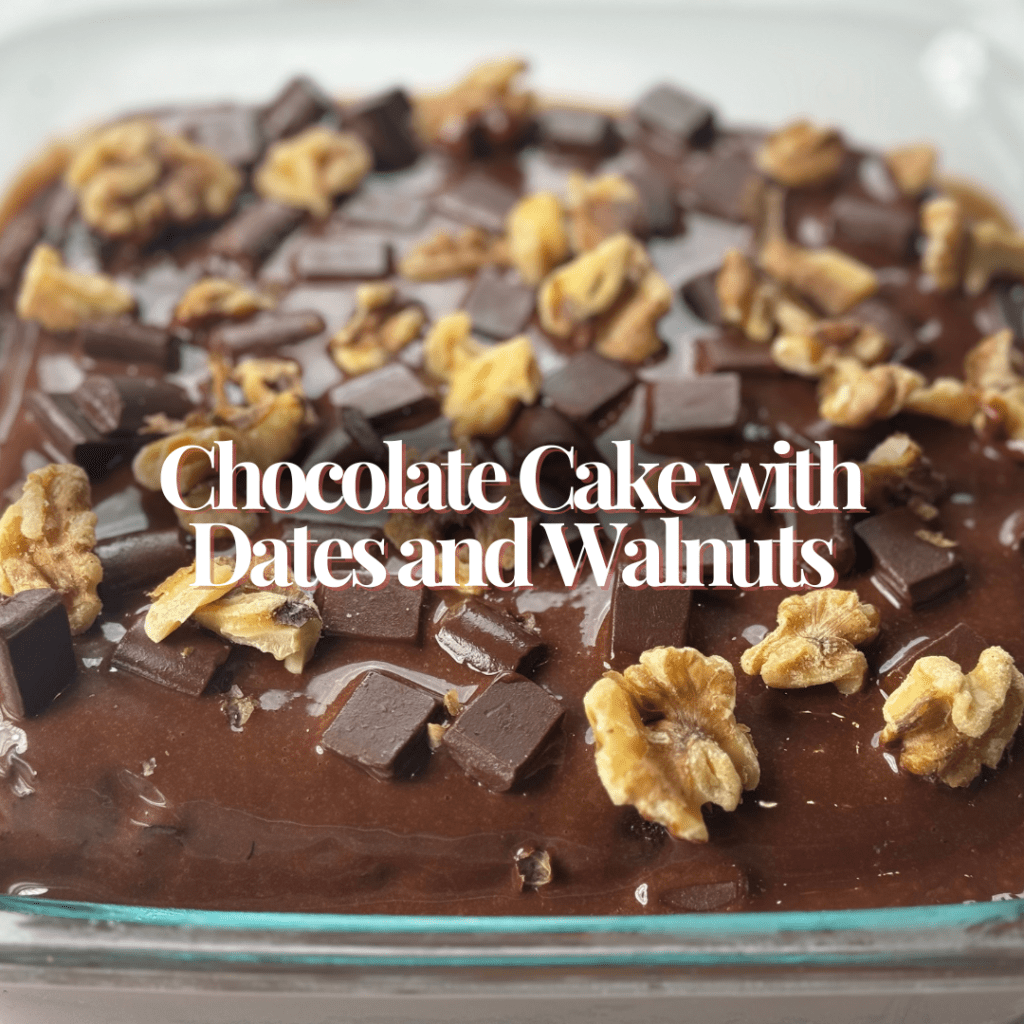 Chocolate Cake with Dates and&nbsp;Walnuts