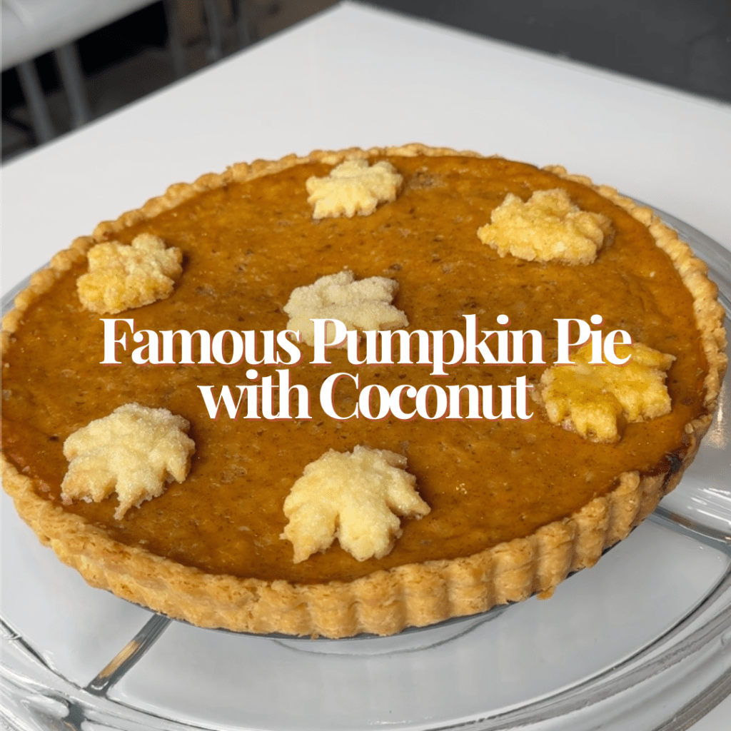Famous Pumpkin Pie with&nbsp;Coconut