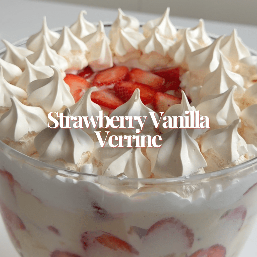 Strawberry Vanilla Verrine
