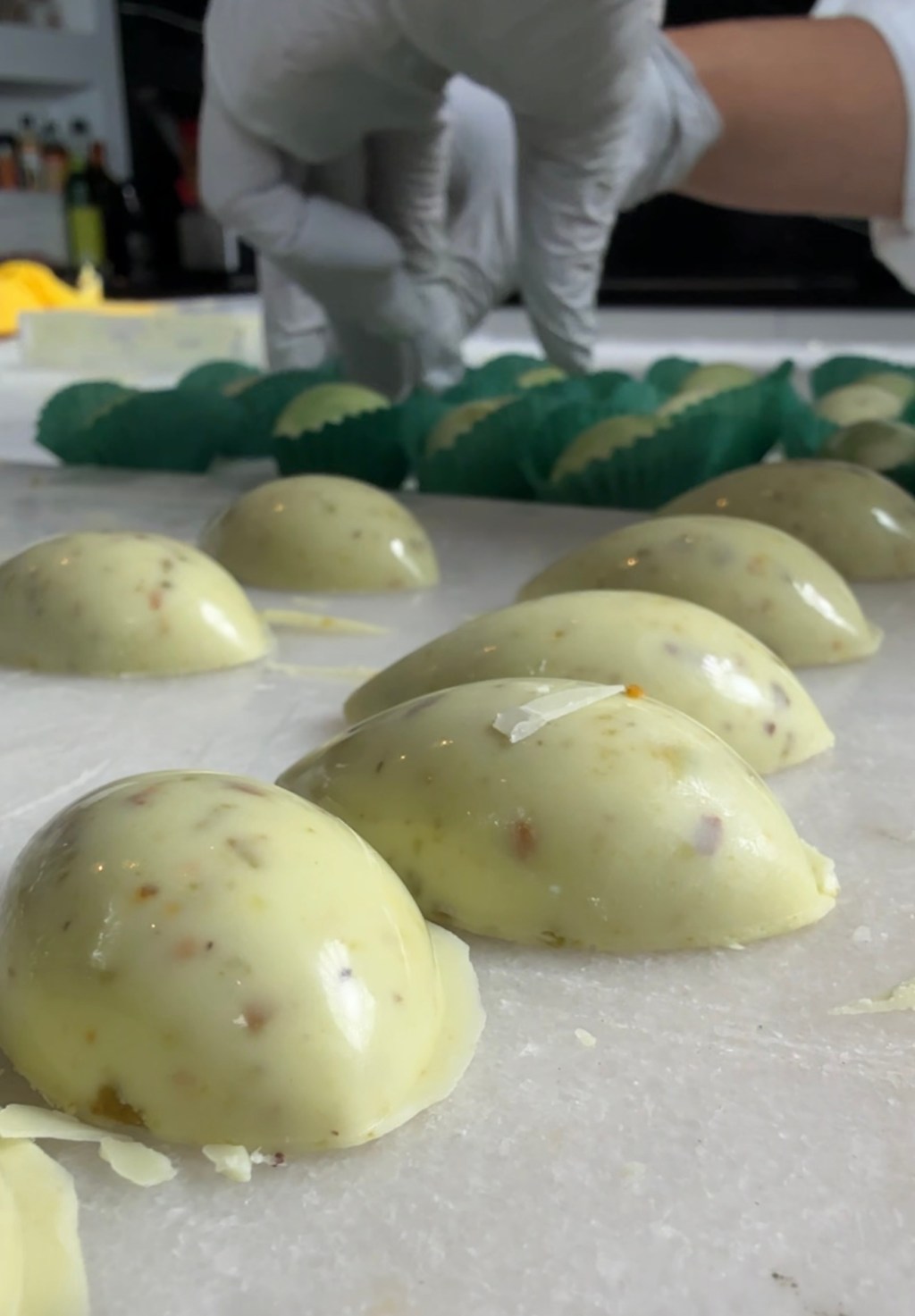 Pistachio Bonbons with Homemade Pistachio&nbsp;Paste